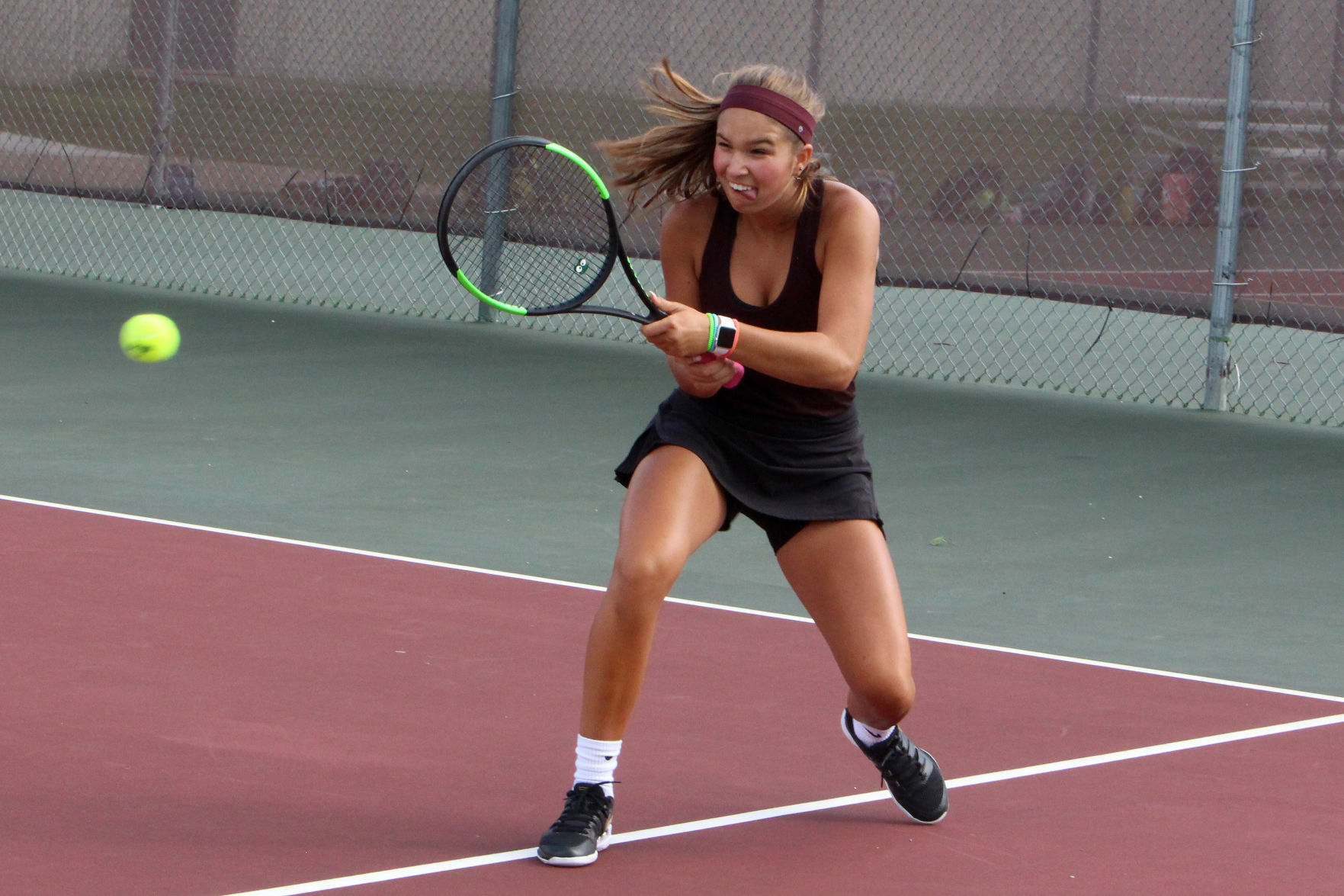 Chippewa Falls at Menomonie girls tennis 9-3-19